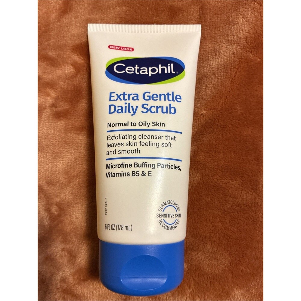 Cetaphil Exfoliating Face Wash Extra Gentle Daily Face Scrub Normal To Oily 6oz